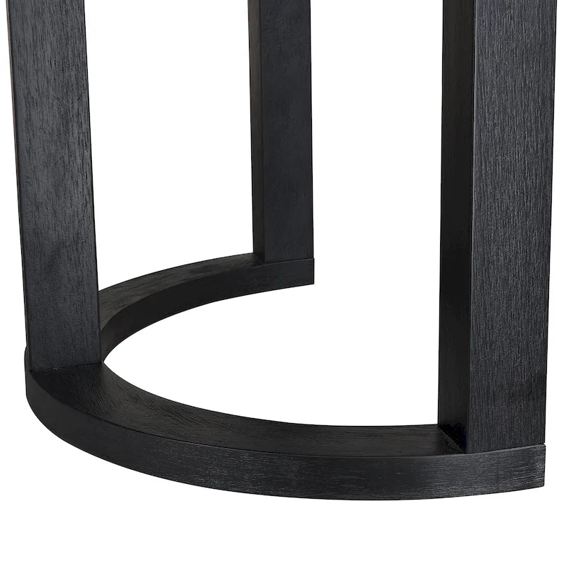 Mesa de comedor moderna de 95 pulgadas con base de caballete en U