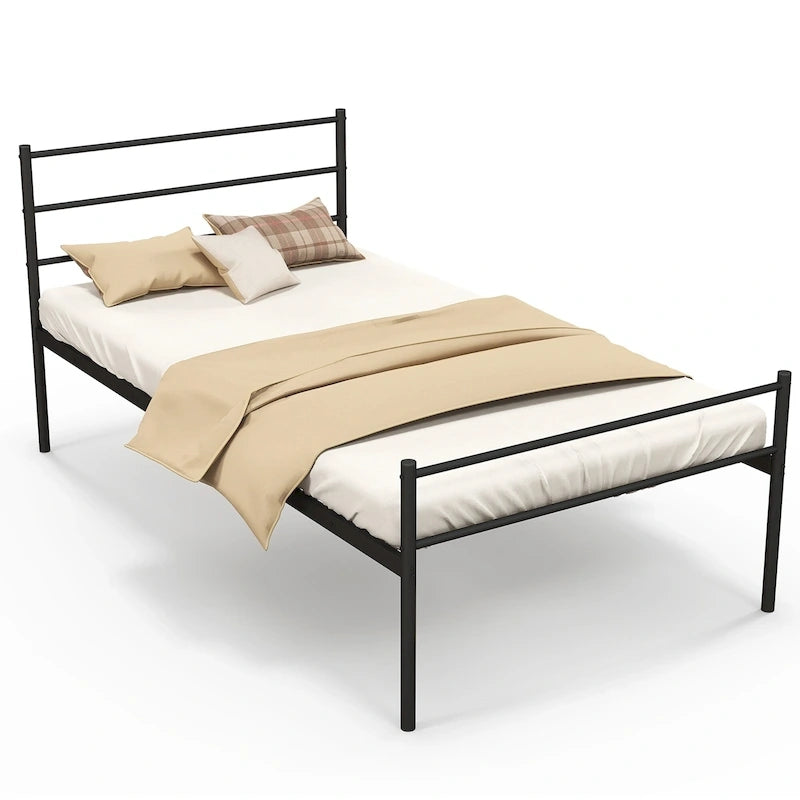 Twin Metal Bed Frame No Box Spring Needed