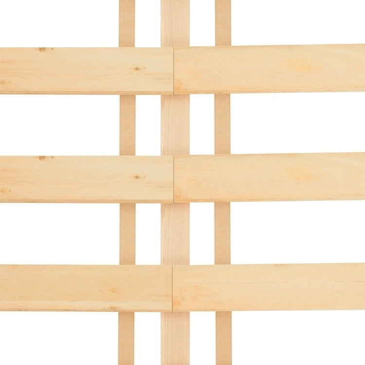 14 Inch Solid Pine Wood Platform Bed Frame No Squeak Bed Frame with Wooden Slats No Box Spring Needed