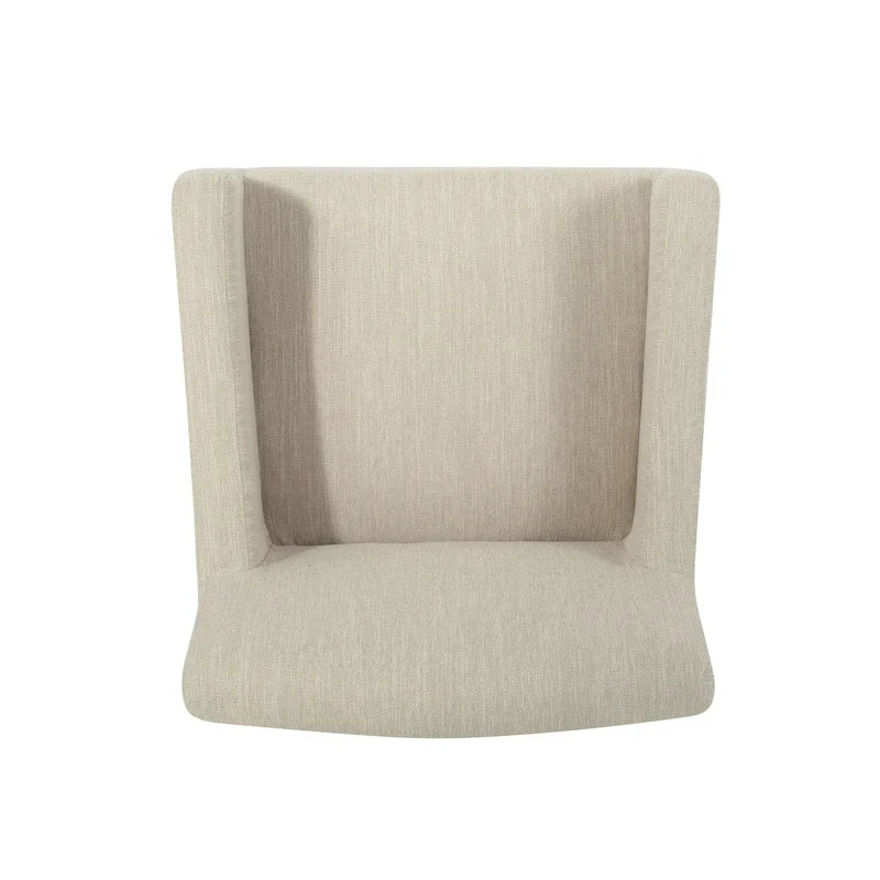 Barhocker aus Stoff und Gummibaumholz, 77,5 cm, 2er-Set