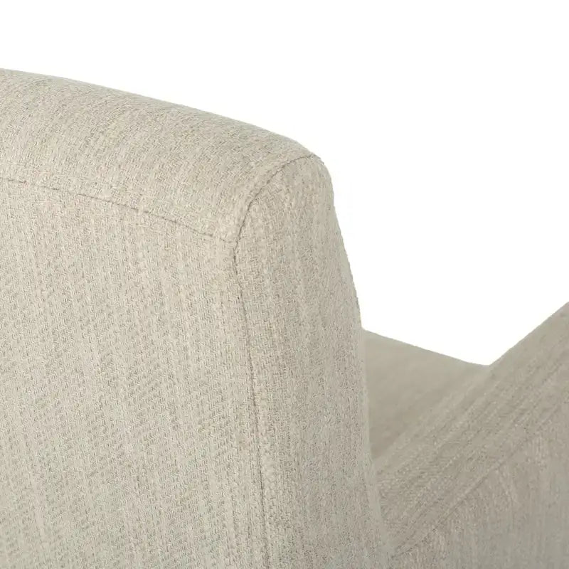 Barhocker aus Stoff und Gummibaumholz, 77,5 cm, 2er-Set