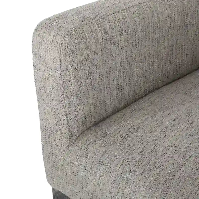 Barhocker aus Stoff und Gummibaumholz, 77,5 cm, 2er-Set