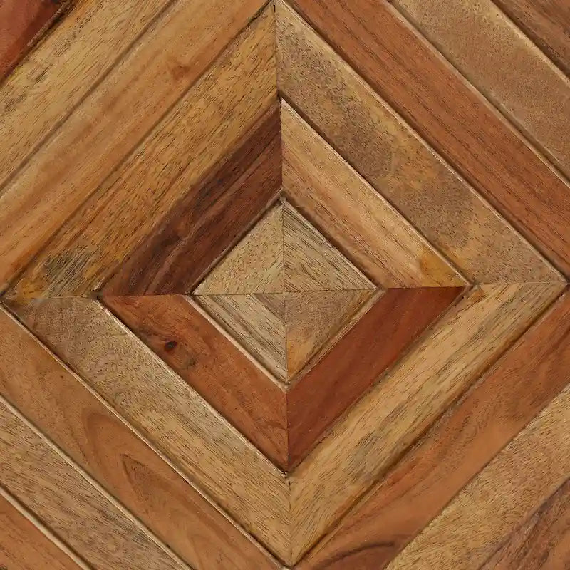 Banco artesanal de madera de mango para interiores