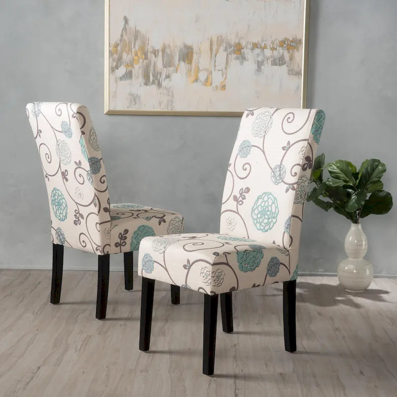 Upholstered Dining Chairs Set of 2