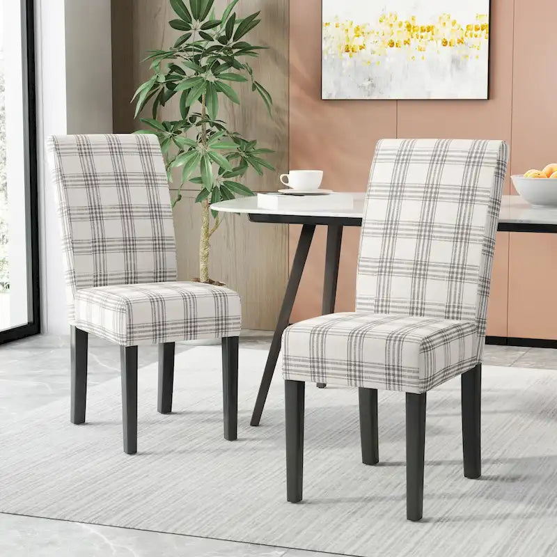 Upholstered Dining Chairs Set of 2