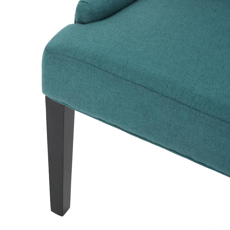 Moderne gepolsterte Esszimmerstühle mit Knopfheftung, 2er-Set