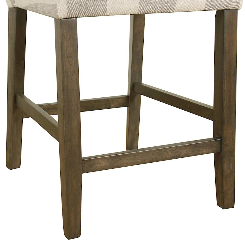 Curved Back 24-inch Counter Stool