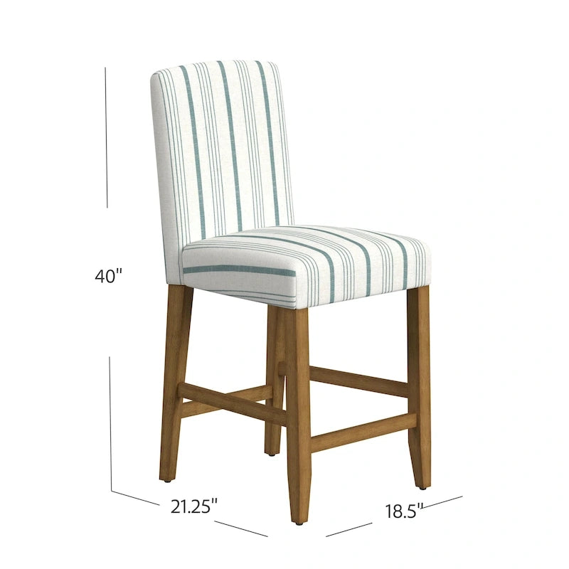 Curved Back 24-inch Counter Stool