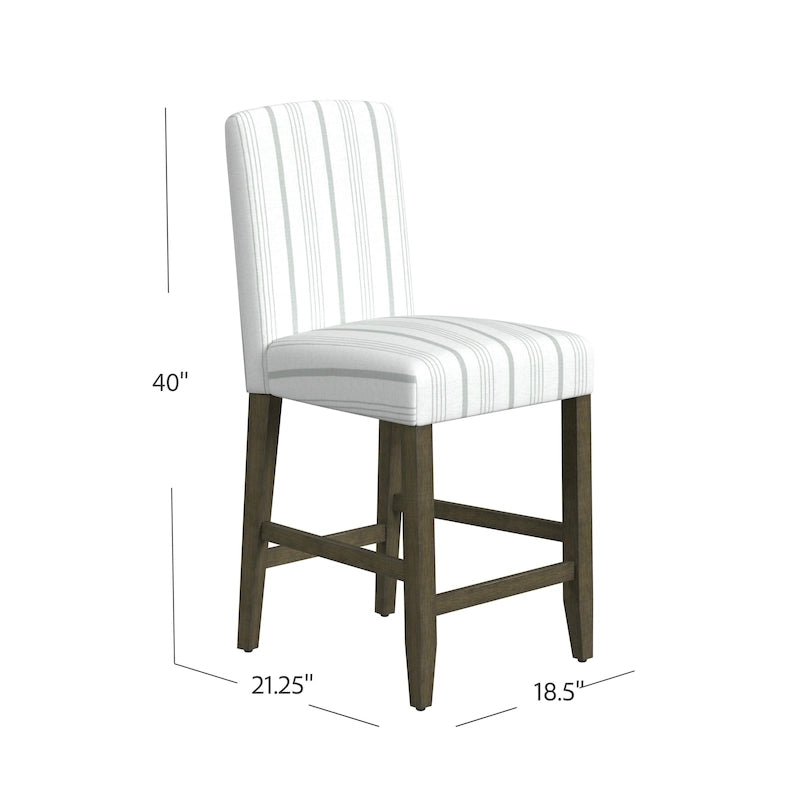 Curved Back 24-inch Counter Stool