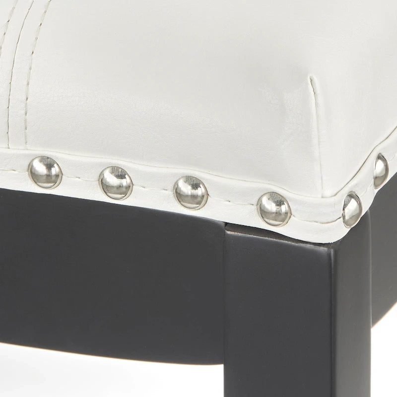 24-inch Padded Counter Height Saddle Stools (Set of 2)