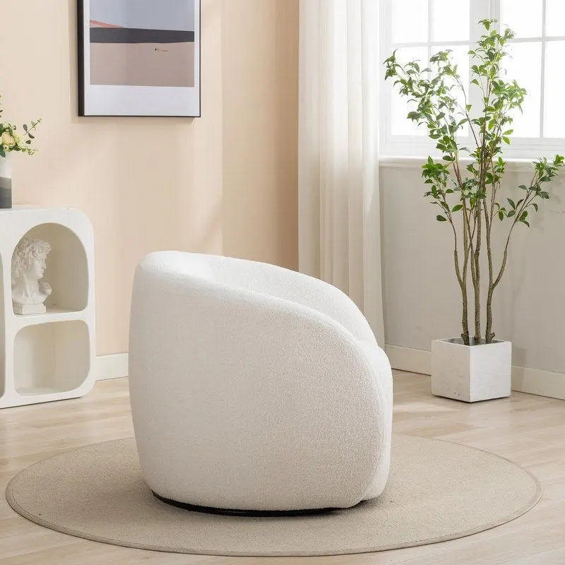 Set di 2 poltroncine imbottite moderne e glamour con braccioli, girevoli a 360 gradi