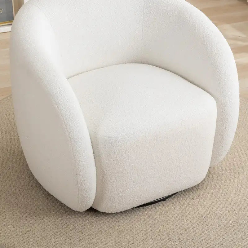 Set di 2 poltroncine imbottite moderne e glamour con braccioli, girevoli a 360 gradi