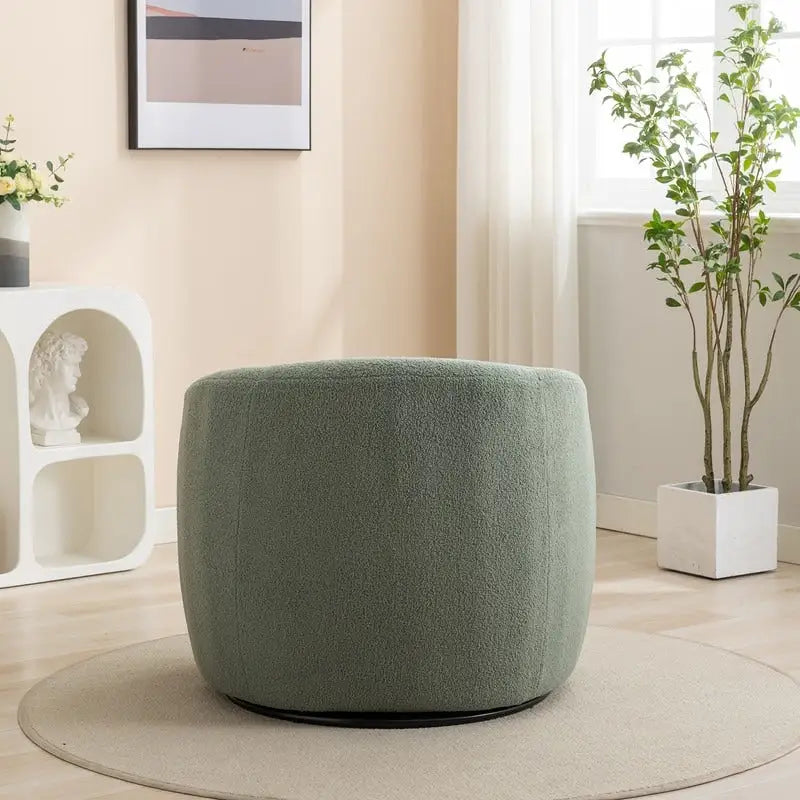 Set di 2 poltroncine imbottite moderne e glamour con braccioli, girevoli a 360 gradi