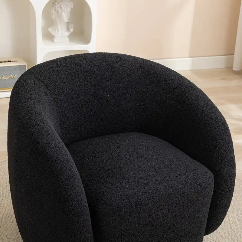 Set di 2 poltroncine imbottite moderne e glamour con braccioli, girevoli a 360 gradi