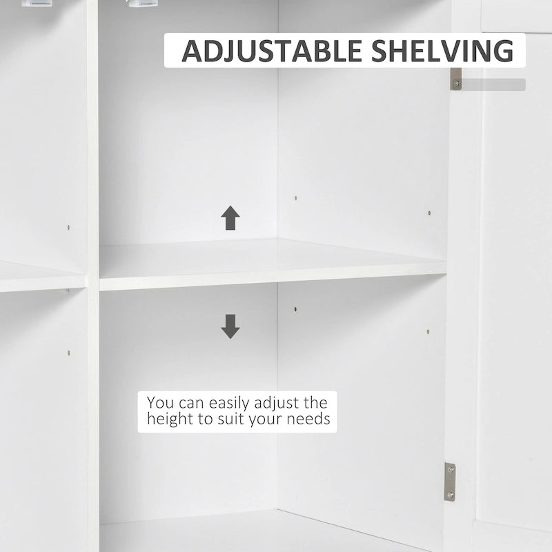 Isola da cucina moderna con ruote da 41 pollici, carrello portaoggetti con piano in legno di gomma, 2 cassetti e portasalviette