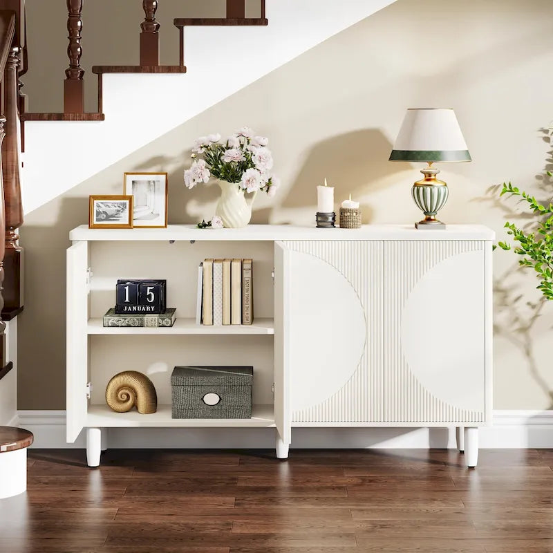 Modern Buffet Cabinet Sideboard with Storage - N/A