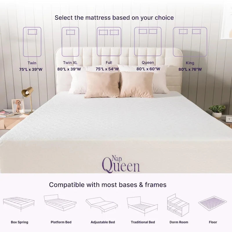 Gel Memory Foam Mattress 12-inch