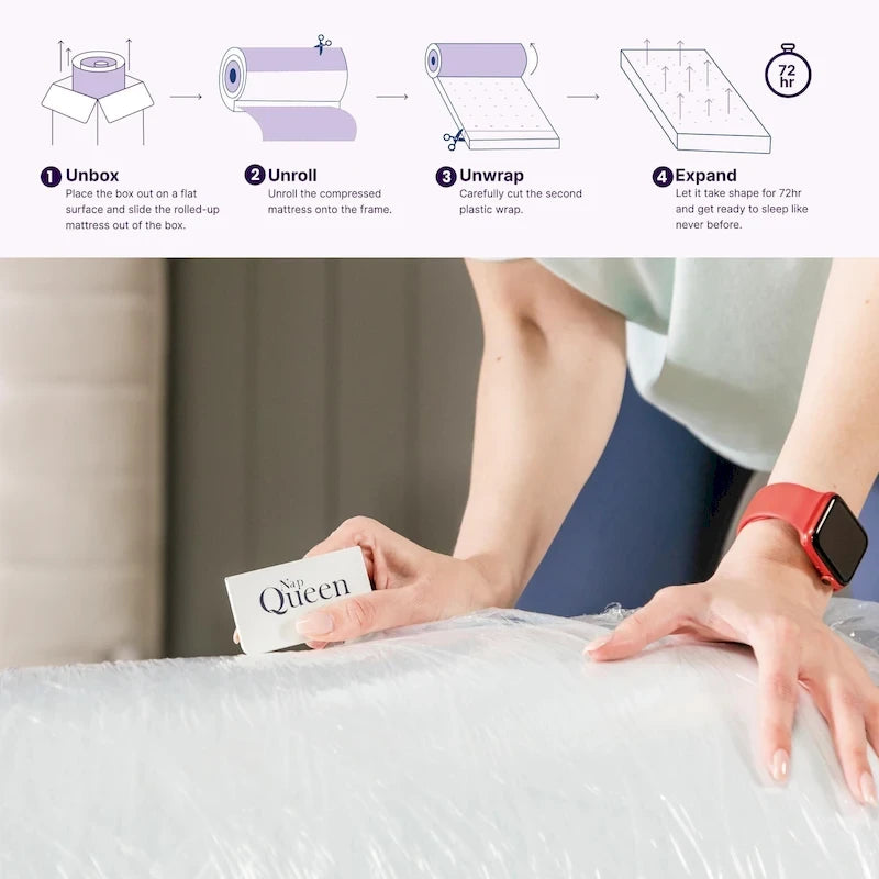 Gel Memory Foam Mattress 12-inch