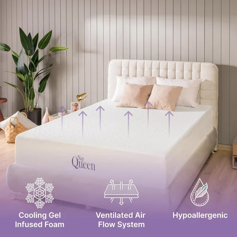Gel Memory Foam Mattress 12-inch