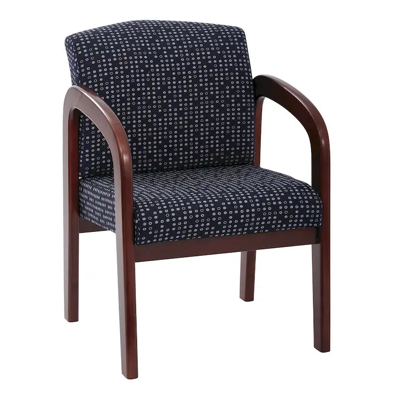 Cherry Finish Wood Visitor Chair