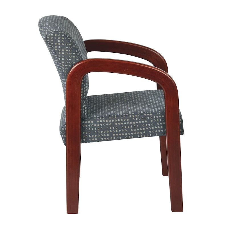 Cherry Finish Wood Visitor Chair