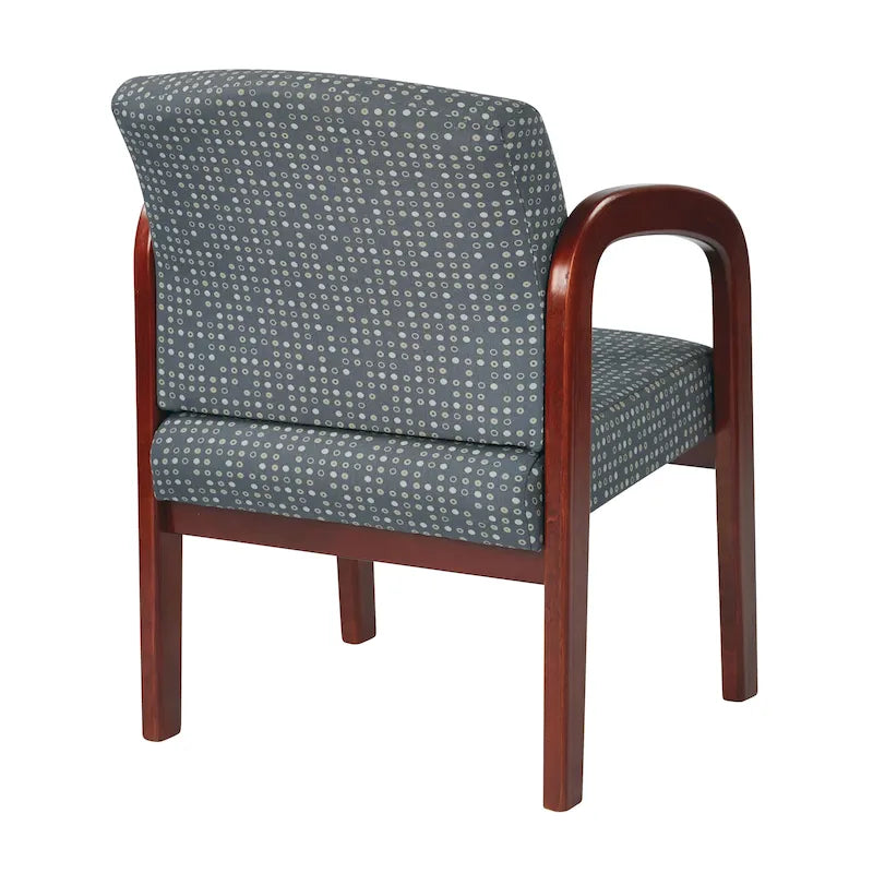 Cherry Finish Wood Visitor Chair