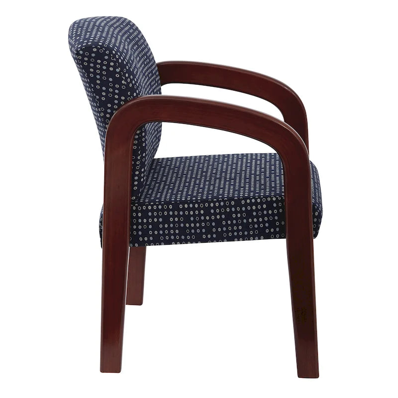 Cherry Finish Wood Visitor Chair