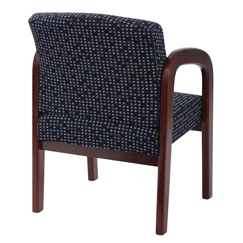 Cherry Finish Wood Visitor Chair