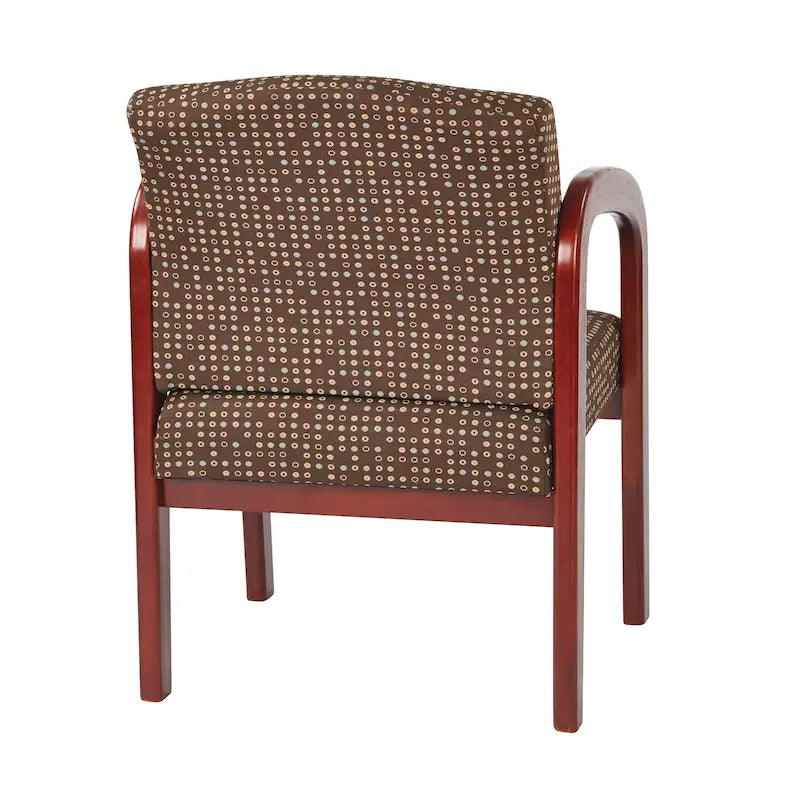 Cherry Finish Wood Visitor Chair