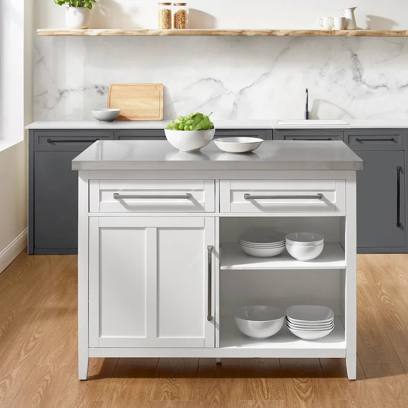 Stainless Steel Top Kitchen Island