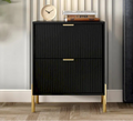 Modern 2-Drawer Nightstand Bedside Table End Table Furniture