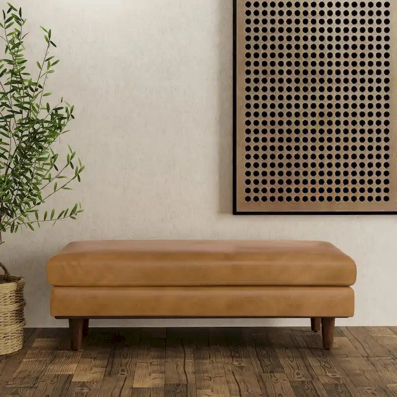 49-inch Wide Mid-Century Modern Table Ottoman