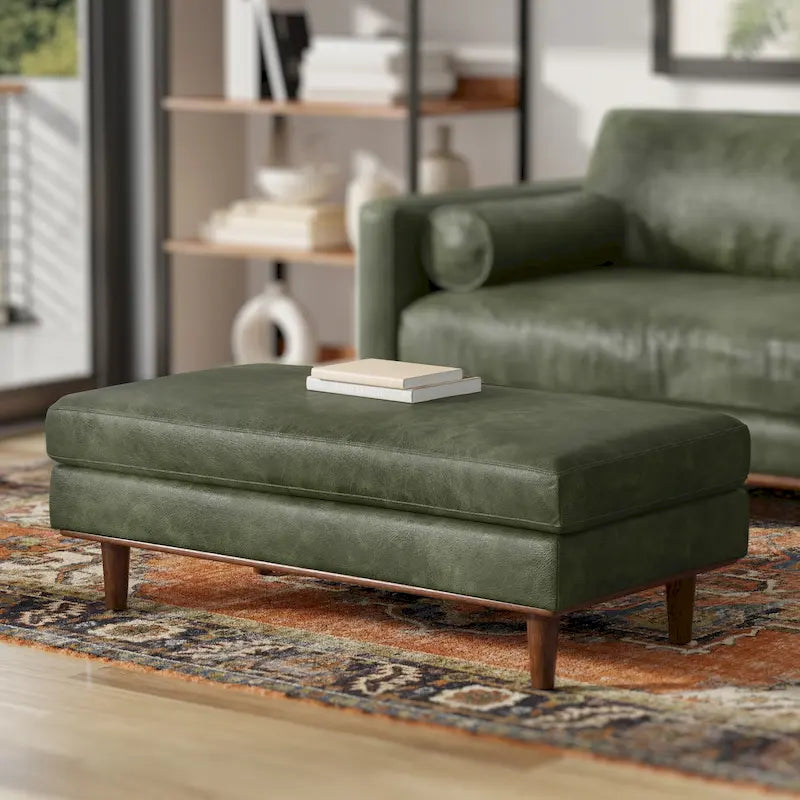 49-inch Wide Mid-Century Modern Table Ottoman