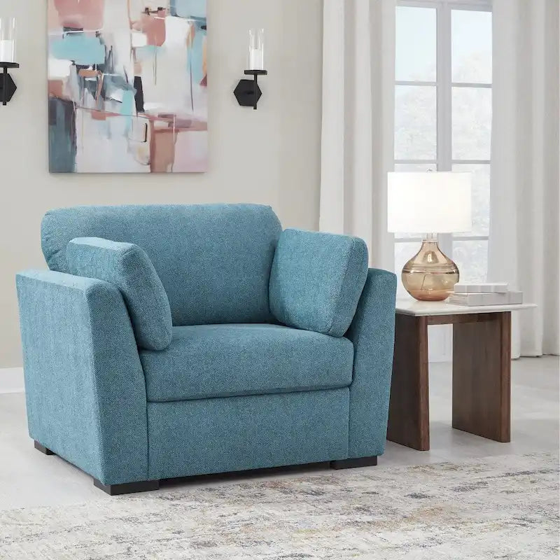 Upholstered Oversized Chair-and-a-Half