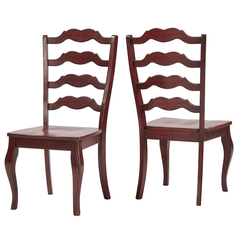 Ladder Back Dining Chair Set of 2