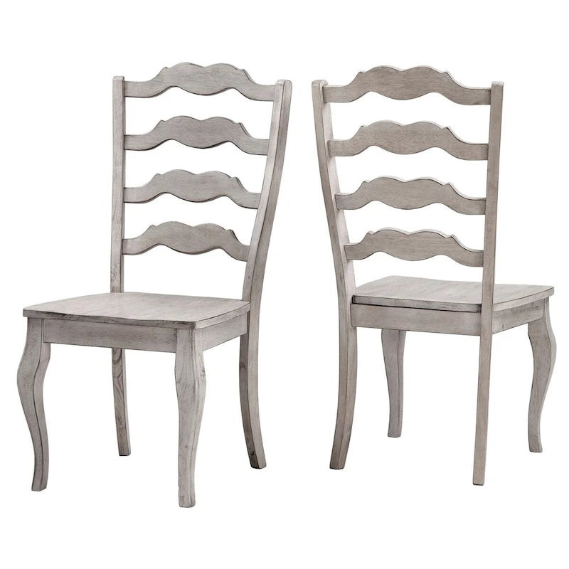 Ladder Back Dining Chair Set of 2