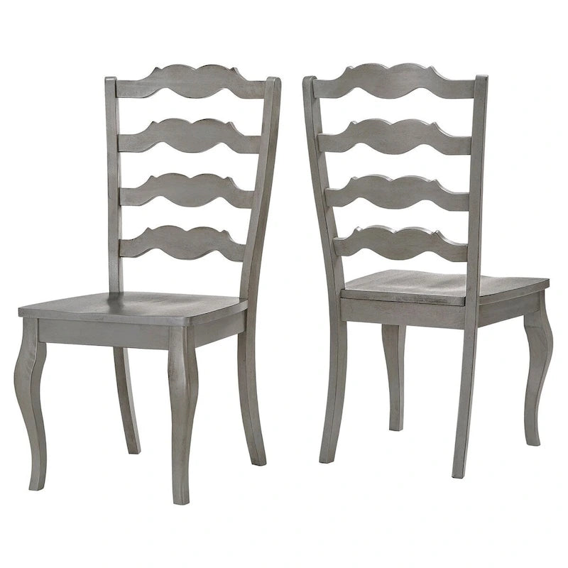 Ladder Back Dining Chair Set of 2