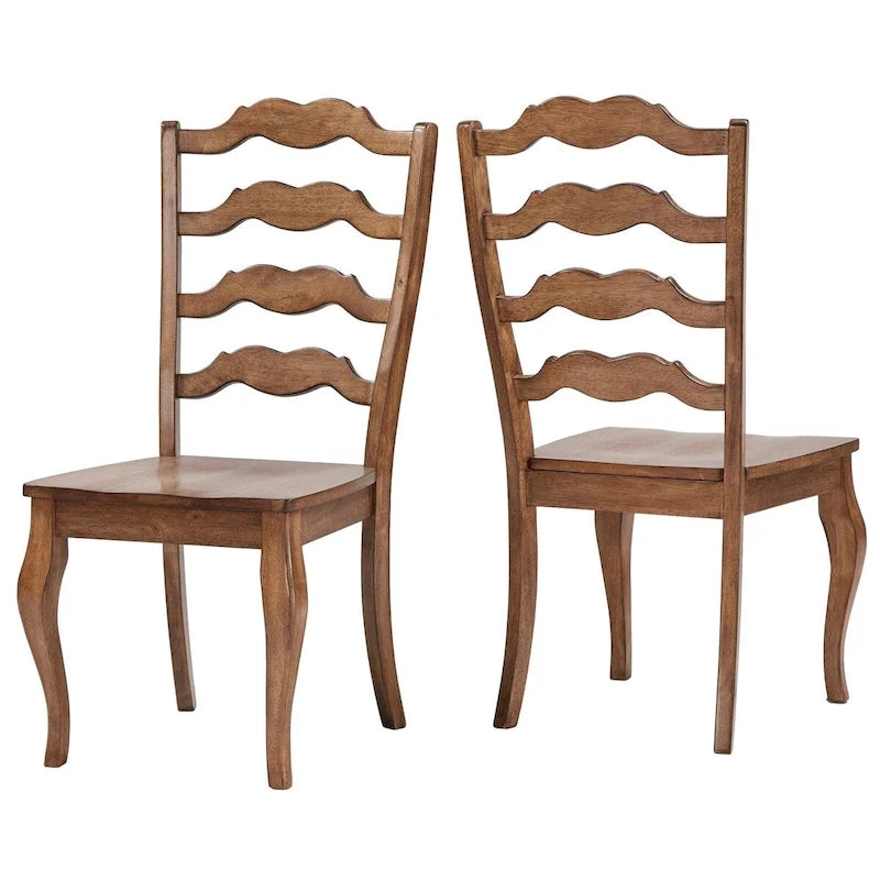 Esszimmerstuhl mit Leiterlehne, 2er-Set