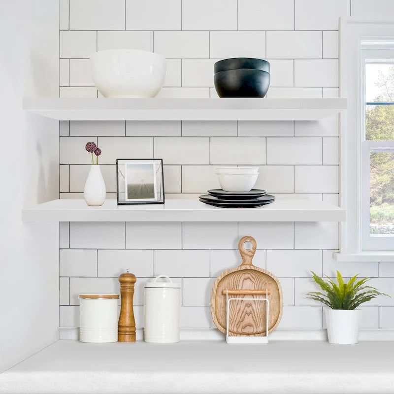 Long Floating Shelves for Wall Set of 2