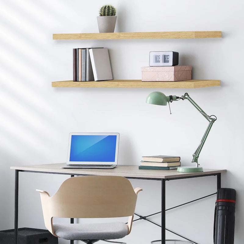 Long Floating Shelves for Wall Set of 2