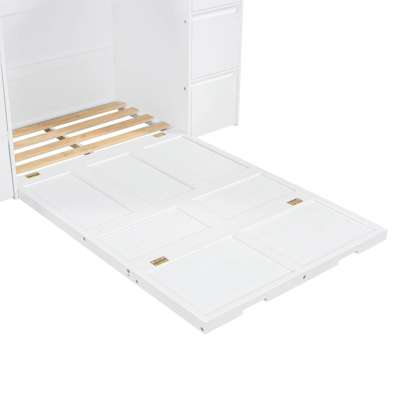 Murphy Bed with Drawers and Cabinets